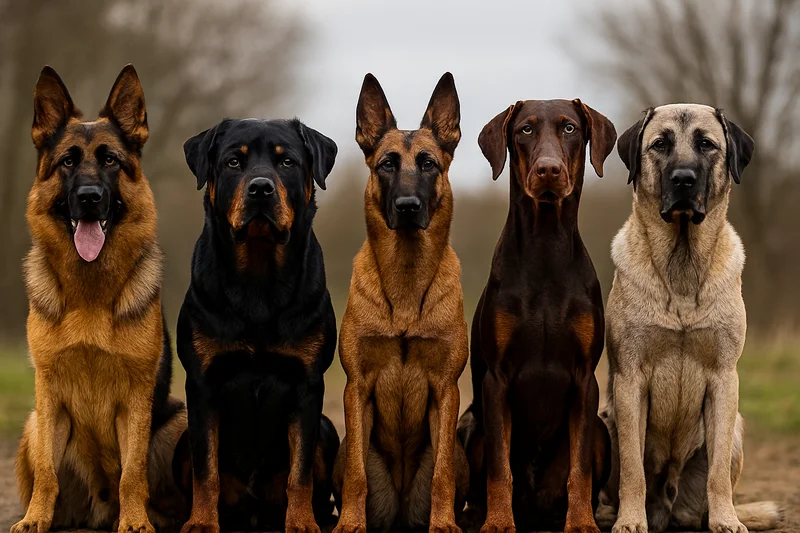 انواع نژاد مناسب برای سگ گارد