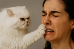 چنگ انداختن گربه