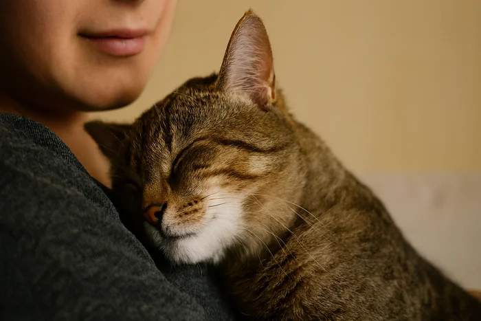 بغل کردن گربه