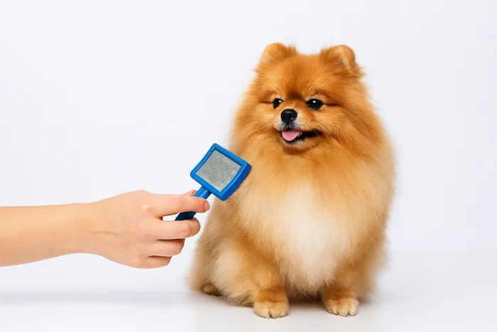 برس کشیدن سگ