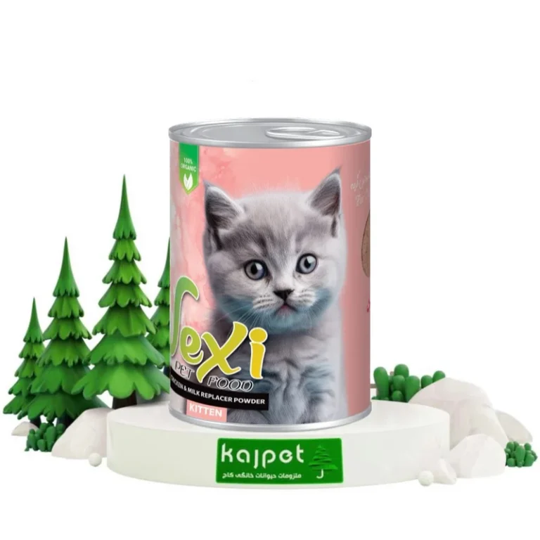 خرید و قیمت کنسرو بچه گربه وکسی طعم مرغ و شیرخشک
